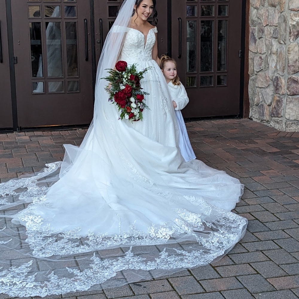 Pnina Tornai Cathedral length veil